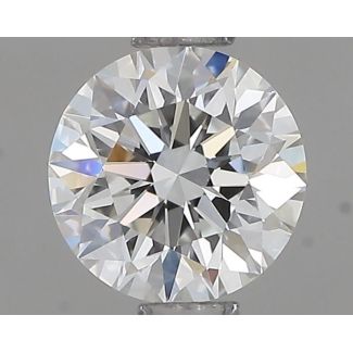 0.61 Carat Round G VVS1 EX GIA Natural Diamond