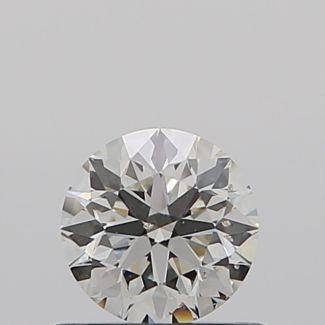 0.50 Carat Round I SI1 EX VG GIA Natural Diamond