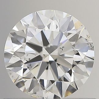 0.70 Carat Round G SI2 EX GIA Natural Diamond