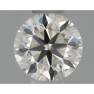 0.30 Carat Round H SI1 VG EX GIA Natural Diamond