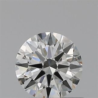 0.50 Carat Round G VVS2 EX VG GIA Natural Diamond