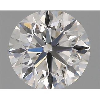 0.50 Carat Round G VS2 VG EX GIA Natural Diamond