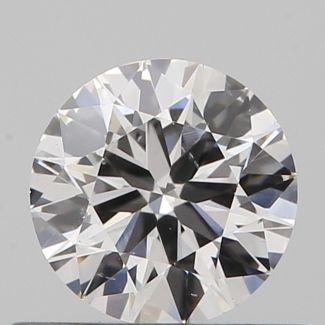 0.5 Carat Round F SI1 VG EX GIA Natural Diamond