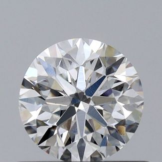 0.51 Carat Round G VS2 VG EX GIA Natural Diamond