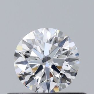 0.35 Carat Round D VS2 EX GIA Natural Diamond