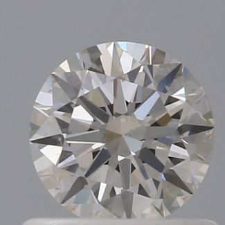 0.60 Carat Round I VS2 EX GIA Natural Diamond