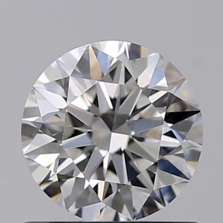 0.70 Carat Round F VS1 EX GIA Natural Diamond