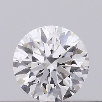 0.2 Carat Round D VVS2 EX GIA Natural Diamond