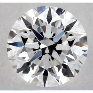 0.34 Carat Round E VVS1 EX GIA Natural Diamond