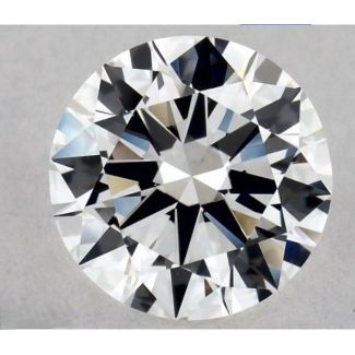 0.82 Carat Round F VVS2 EX GIA Natural Diamond