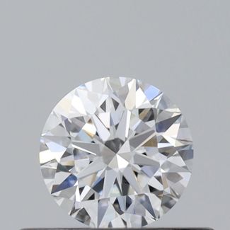 0.31 Carat Round E VVS2 EX GIA Natural Diamond