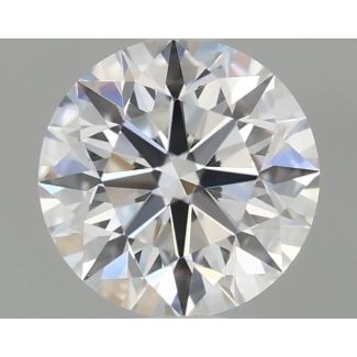 0.7 Carat Round D VVS2 EX GIA Natural Diamond