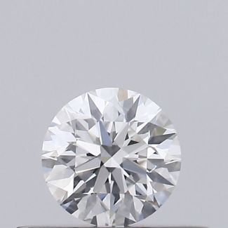 0.26 Carat Round E SI1 EX GIA Natural Diamond