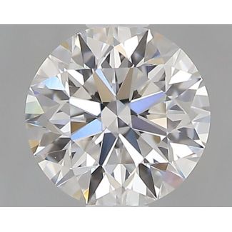 0.5 Carat Round E VVS1 EX GIA Natural Diamond