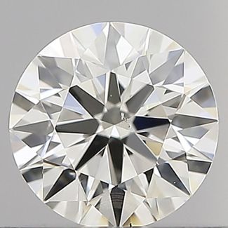 0.56 Carat Round H VS2 EX IGI Natural Diamond