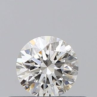 0.31 Carat Round H IF EX VG GIA Natural Diamond