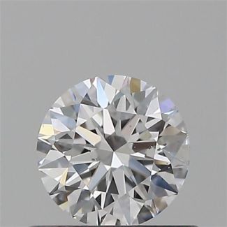 0.45 Carat Round D VS2 EX GIA Natural Diamond