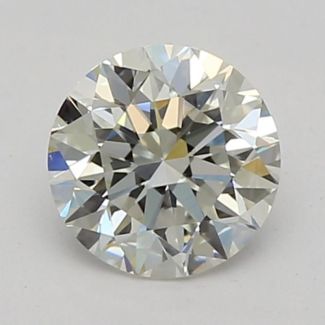 0.40 Carat Round I VVS1 EX VG GIA Natural Diamond