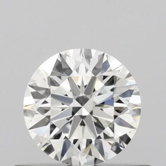 0.5 Carat Round H VS1 EX GIA Natural Diamond