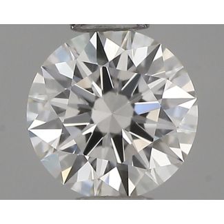 0.34 Carat Round G VVS1 EX IGI Natural Diamond