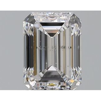 1.5 Carat Emerald D SI1 - VG GIA Natural Diamond