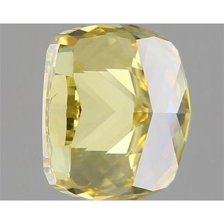 1.36 Carat Cushion Modified Fancy Deep Yellow VS2 - EX VG GIA Natural Diamond