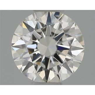 0.32 Carat Round H SI2 EX GIA Natural Diamond