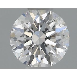 0.33 Carat Round D SI1 EX GIA Natural Diamond