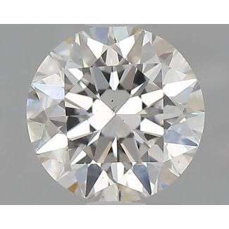 0.6 Carat Round G VS2 EX GIA Natural Diamond