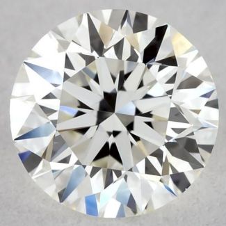 0.5 Carat Round I VVS2 EX GIA Natural Diamond