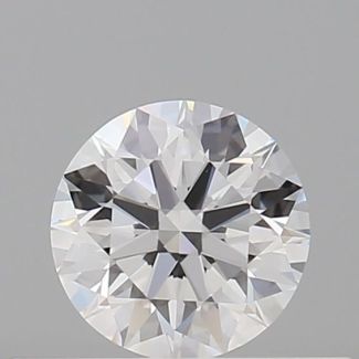 0.37 Carat Round D VVS1 EX GIA Natural Diamond