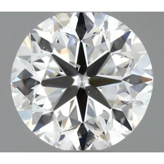 0.51 Carat Round G SI1 VG EX GIA Natural Diamond