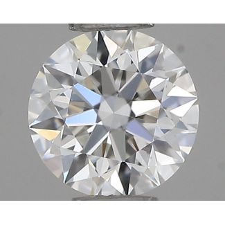 0.36 Carat Round G VVS1 EX GIA Natural Diamond