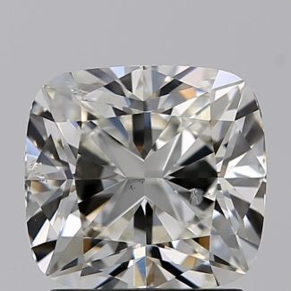 1.51 Carat Cushion Modified I SI2 - EX GIA Natural Diamond