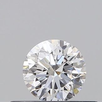 0.3 Carat Round D VVS2 VG EX GIA Natural Diamond