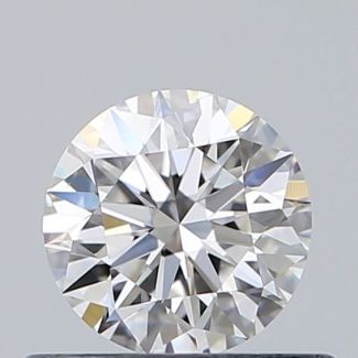 0.45 Carat Round E VS1 EX VG GIA Natural Diamond