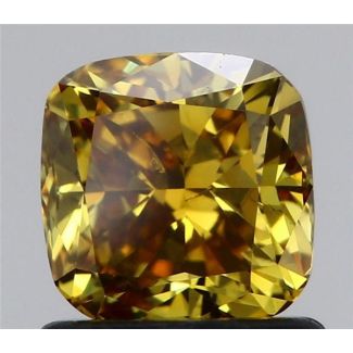 1.01 Carat Cushion Modified Fancy Brownish Orange SI2 - VG GD GIA Natural Diamond