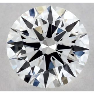 0.31 Carat Round E VVS1 EX GIA Natural Diamond