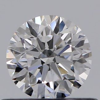 0.45 Carat Round D VS1 VG EX GIA Natural Diamond