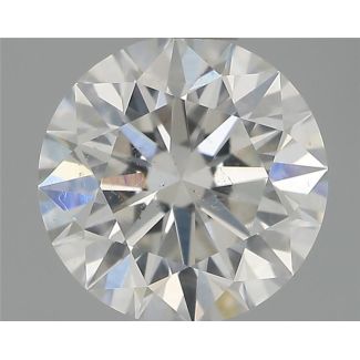 0.56 Carat Round G SI1 EX GIA Natural Diamond