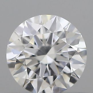 0.45 Carat Round D VVS1 EX GIA Natural Diamond