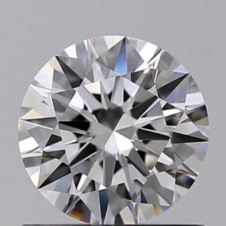 0.63 Carat Round D VS1 EX GIA Natural Diamond