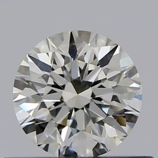 0.40 Carat Round I VVS2 VG EX GIA Natural Diamond