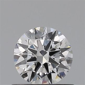 0.50 Carat Round E VS2 EX GIA Natural Diamond