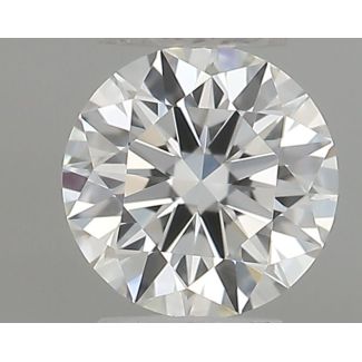 0.22 Carat Round G VVS2 EX GIA Natural Diamond