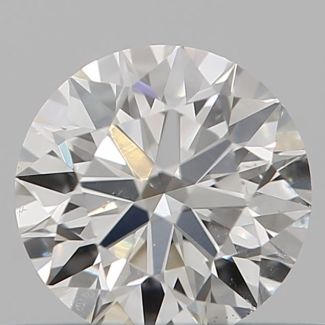 0.4 Carat Round H SI1 EX GIA Natural Diamond