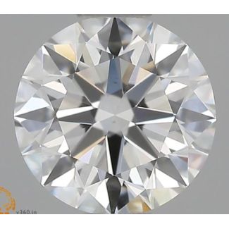 0.81 Carat Round H VS1 EX GIA Natural Diamond