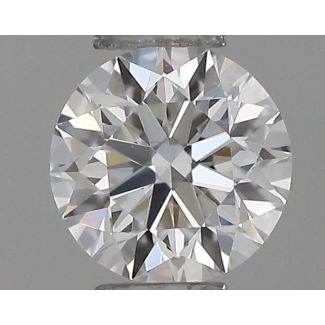 0.22 Carat Round F VVS1 EX GIA Natural Diamond