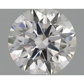 0.30 Carat Round G SI2 EX GIA Natural Diamond