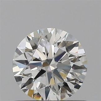 0.60 Carat Round G SI1 EX VG GIA Natural Diamond